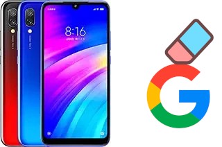 How to delete the Google account in Xiaomi Redmi 7