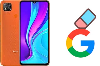 How to delete the Google account in Xiaomi Redmi 9 (India)