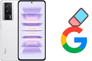 How to delete the Google account in Xiaomi Redmi K60 Pro