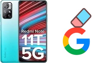 How to delete the Google account in Xiaomi Redmi Note 11T 5G