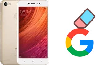 How to delete the Google account in Xiaomi Redmi Note 5A Standard Edition