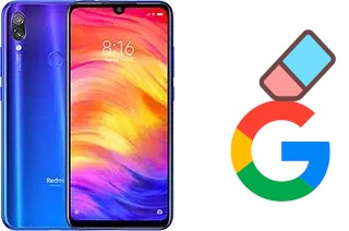 How to delete the Google account in Xiaomi Redmi Note 7 Pro