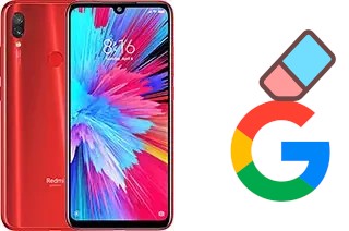 How to delete the Google account in Xiaomi Redmi Note 7S