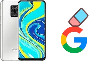 How to delete the Google account in Xiaomi Redmi Note 9S