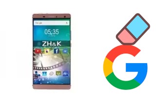 How to delete the Google account in ZH-K Mobile Evo