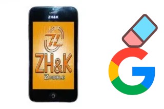 How to delete the Google account in ZH-K Mobile PAC 10