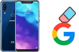 How to delete the Google account in ZTE Axon 9 Pro