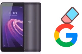 How to delete the Google account in ZTE Blade A3 Lite