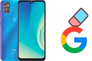 How to delete the Google account in ZTE Blade A7s 2020