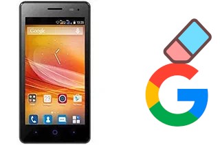 How to delete the Google account in ZTE Blade Q Pro