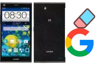 How to delete the Google account in ZTE Grand X Max