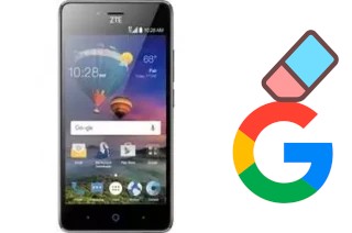 How to delete the Google account in ZTE ZFive L LTE