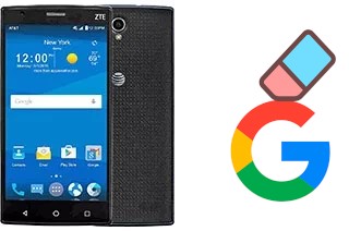 How to delete the Google account in ZTE Zmax 2