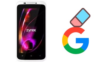 How to delete the Google account in Zyrex ZA-957