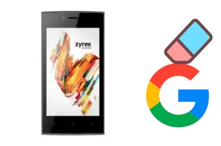 How to delete the Google account in Zyrex ZA977