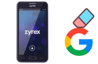 How to delete the Google account in Zyrex ZA987