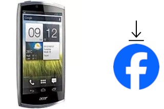 How to install Facebook on an Acer CloudMobile S500