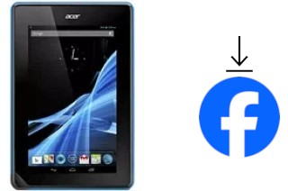 How to install Facebook on an Acer Iconia Tab B1-A71