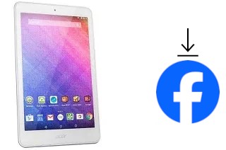 How to install Facebook on an Acer Iconia One 8 B1-820