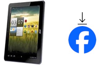 How to install Facebook on an Acer Iconia Tab A200