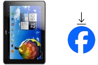 How to install Facebook on an Acer Iconia Tab A510