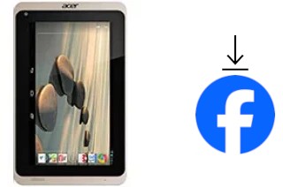 How to install Facebook on an Acer Iconia B1-720