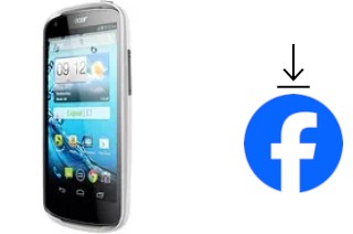 How to install Facebook on an Acer Liquid E1