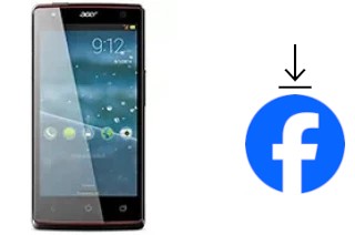 How to install Facebook on an Acer Liquid E3