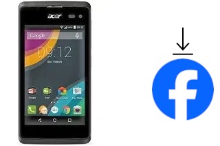 How to install Facebook on an Acer Liquid Z220