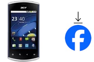 How to install Facebook on an Acer Liquid mini E310