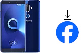 How to install Facebook on an alcatel 3v