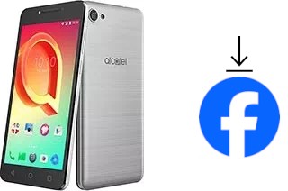 How to install Facebook on an alcatel A5 LED