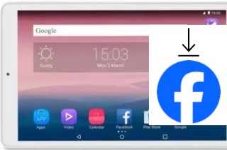 How to install Facebook on an Alcatel OneTouch Pixi 3 (10)