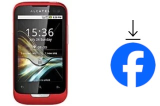 How to install Facebook on an alcatel OT-985