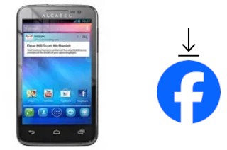 How to install Facebook on an alcatel One Touch M'Pop