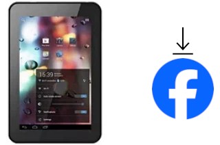 How to install Facebook on an alcatel One Touch Tab 7 HD