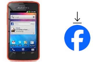 How to install Facebook on an alcatel One Touch T'Pop