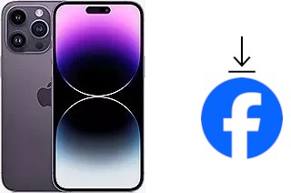 How to install Facebook on an Apple iPhone 14 Pro Max