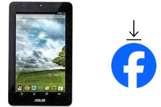 How to install Facebook on an Asus Memo Pad ME172V