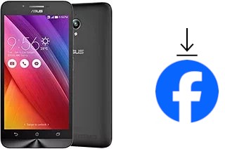 How to install Facebook on an Asus Zenfone Go ZC500TG