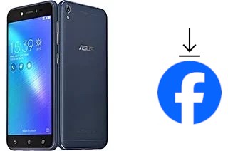 How to install Facebook on an Asus Zenfone Live ZB501KL