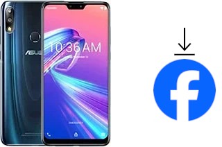 How to install Facebook on an Asus Zenfone Max Pro (M2) ZB631KL