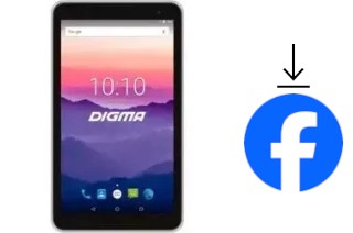 How to install Facebook on a Digma Optima 7018N 4G