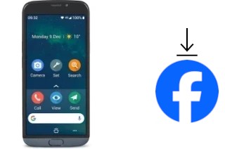 How to install Facebook on a Doro 8050 Plus