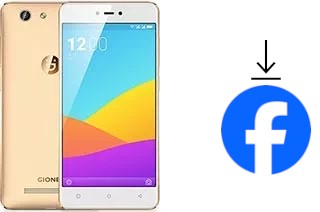 How to install Facebook on a Gionee F103 Pro