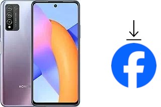 How to install Facebook on a Honor 10X Lite