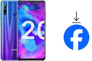 How to install Facebook on a Honor 20 lite