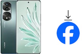 How to install Facebook on a Honor 70 Pro+