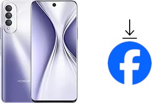 How to install Facebook on a Honor X20 SE