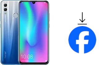 How to install Facebook on a Honor 10 Lite